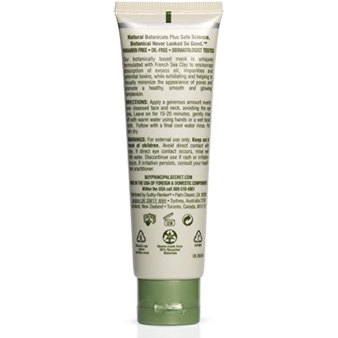 Principal Secret RECLAIM BOTANICAL GREEN MYRTLE CLAY MASK, 50ML - Image 3